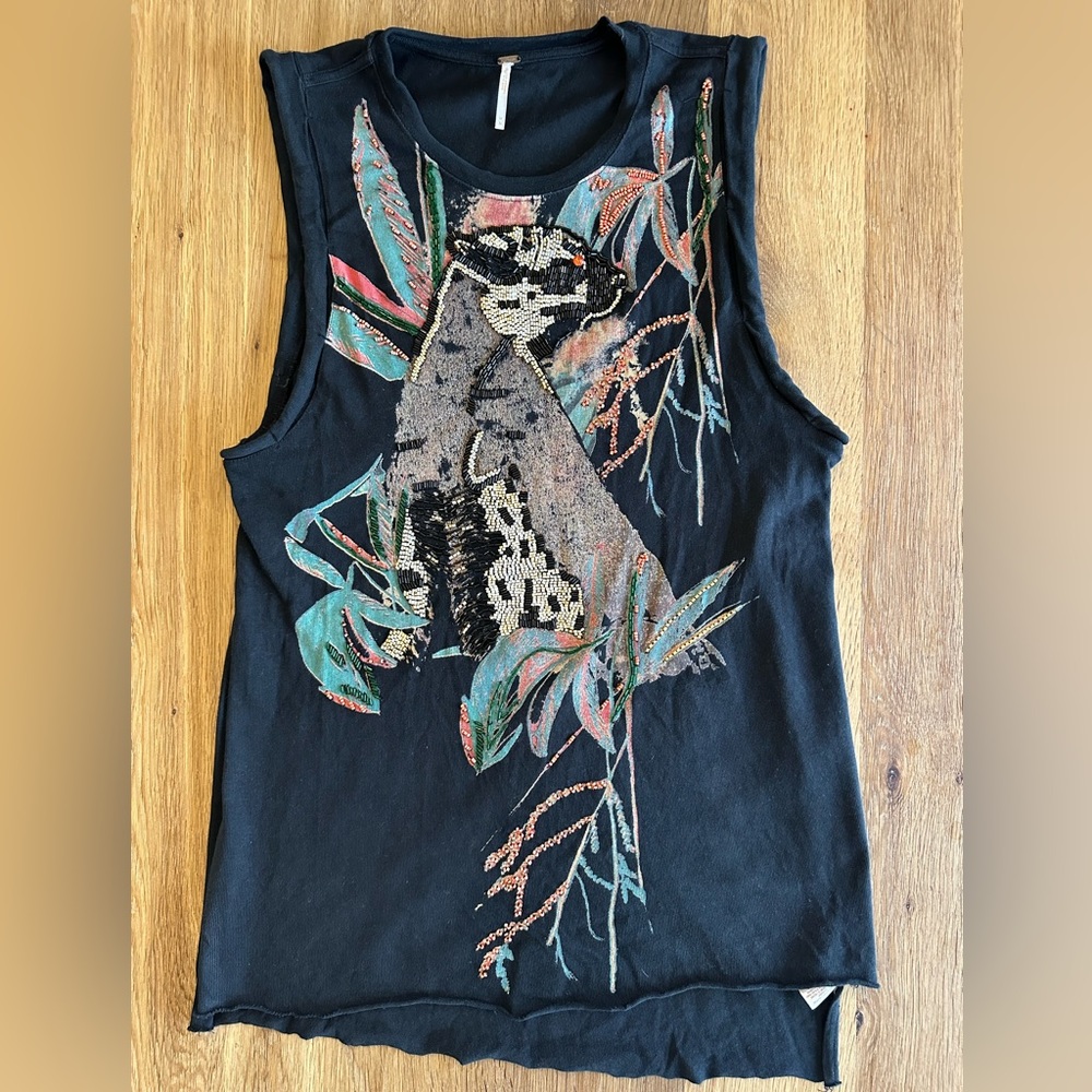 free people beaded top